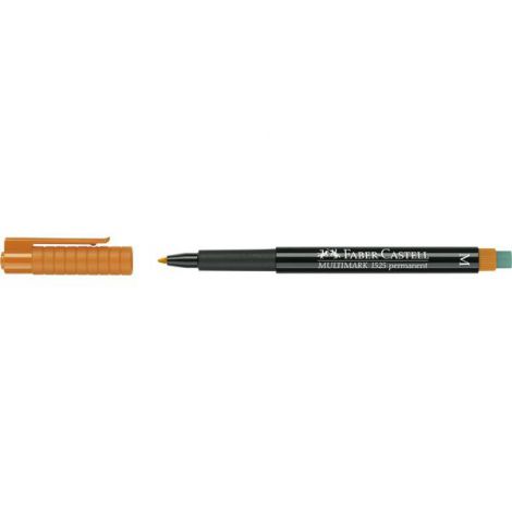 Marker Faber-Castell Multimark Ohp Permanentny, M, pomarańczowy